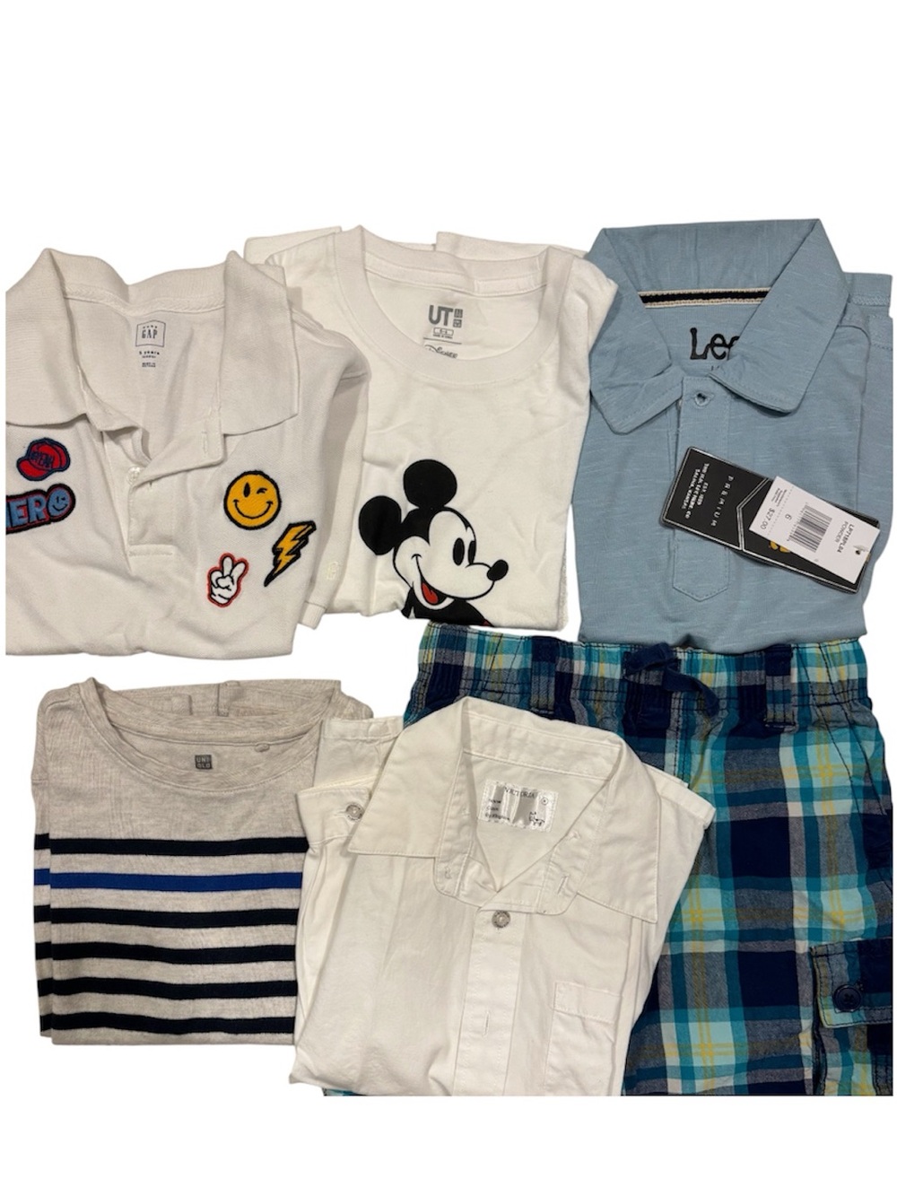 JCrew,Gymboree, Uniqlo, Lee: boy size 5-6